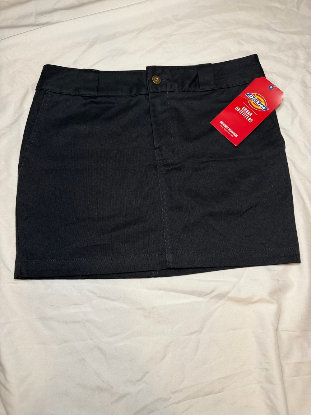 Dickies Black Mini Skirt with Utility Details